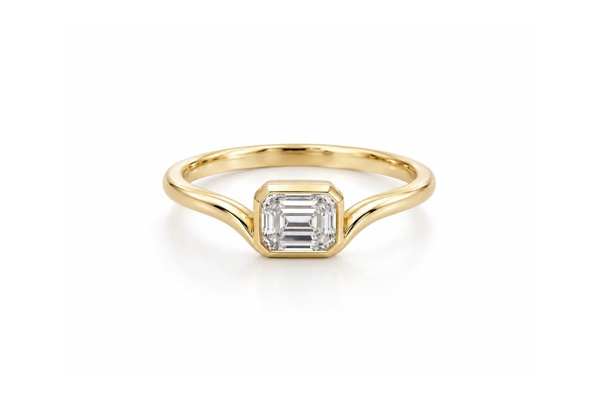 Baguette Wave Ring