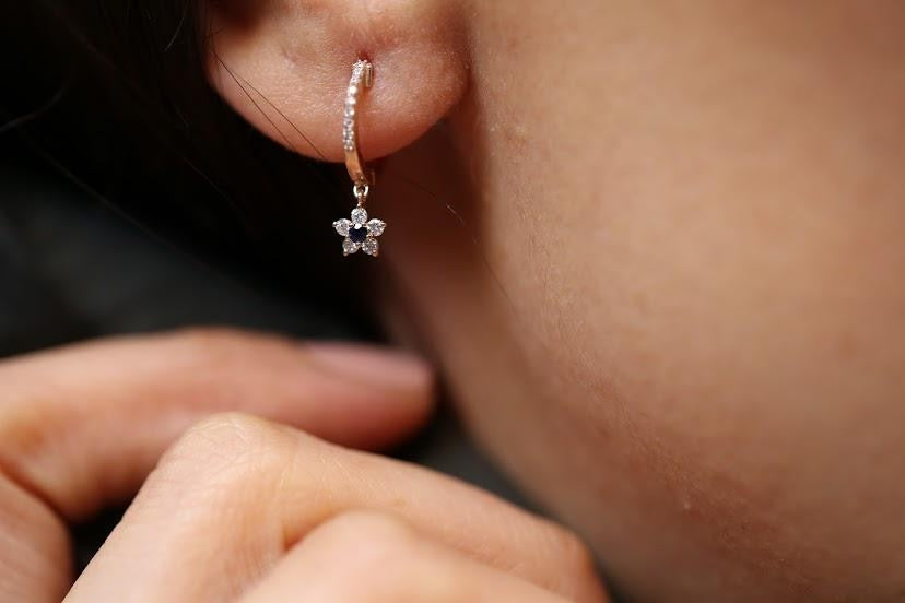 Cemre Sapphire Earrings