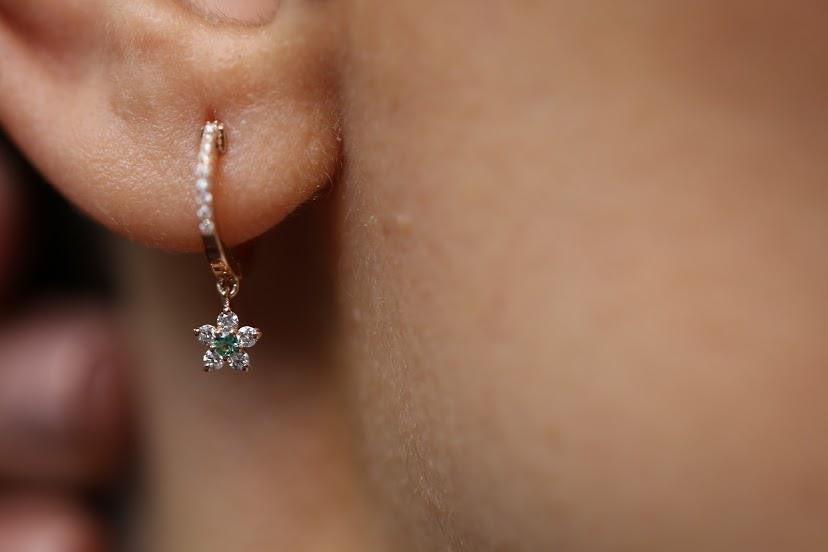 Cemre Emerald Earrings