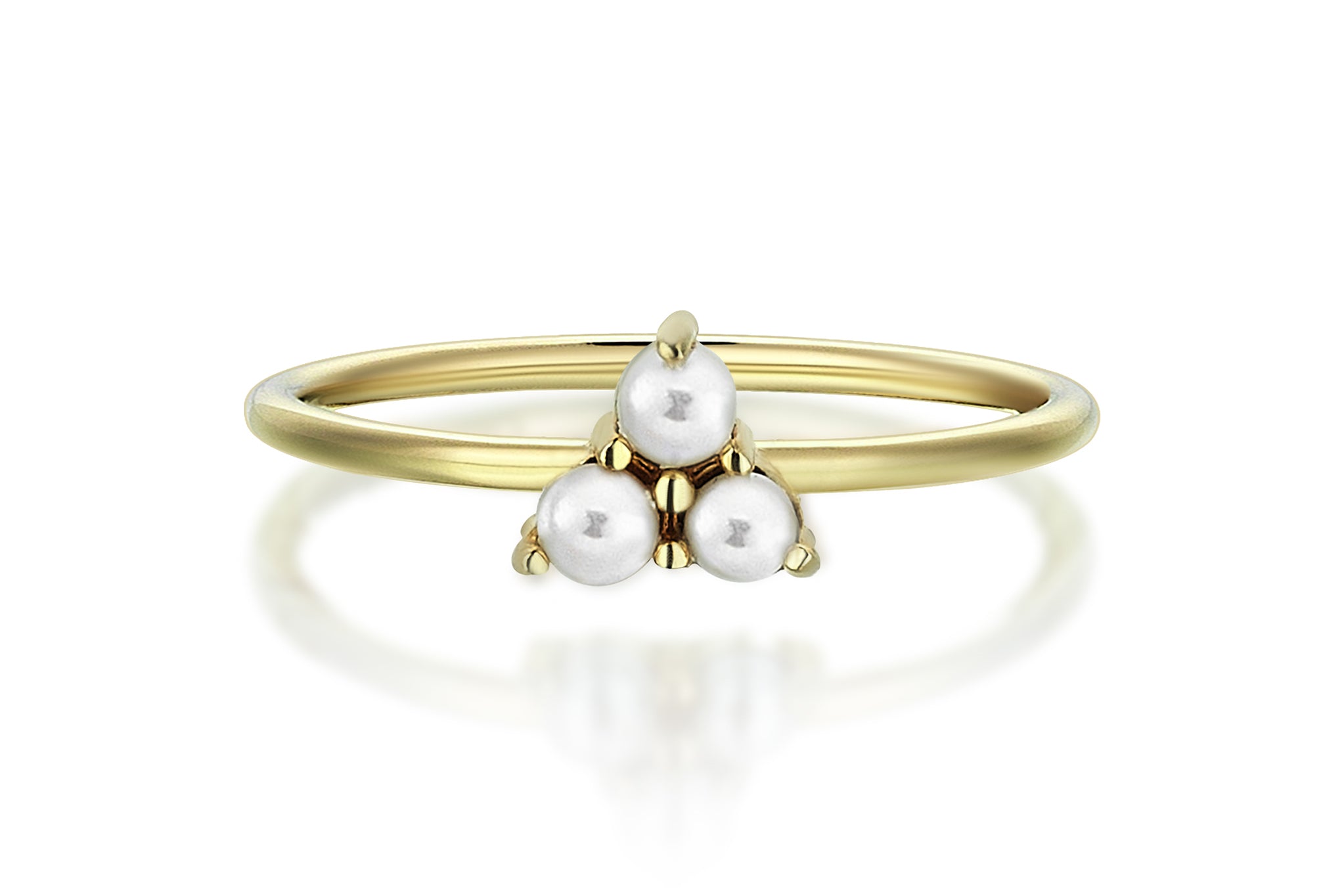 Three Pearl Ring