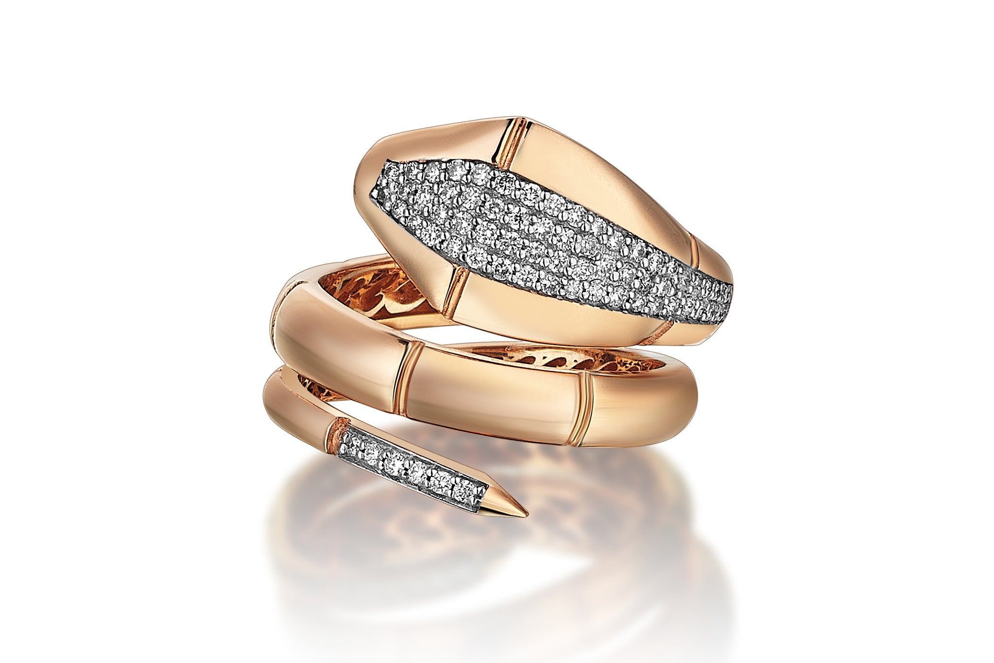 Snake Diamond Ring