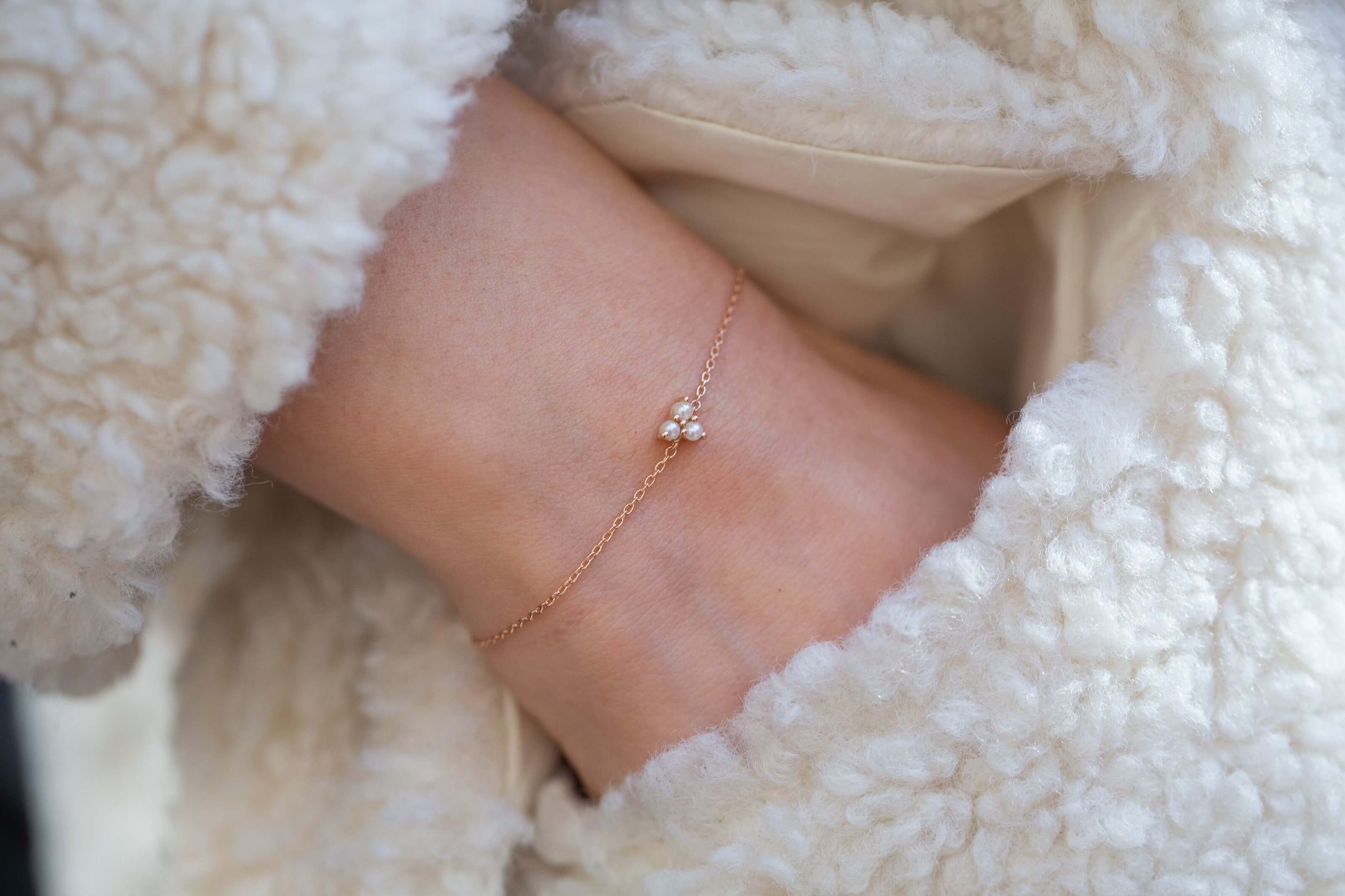 Three Pearl Bracelet