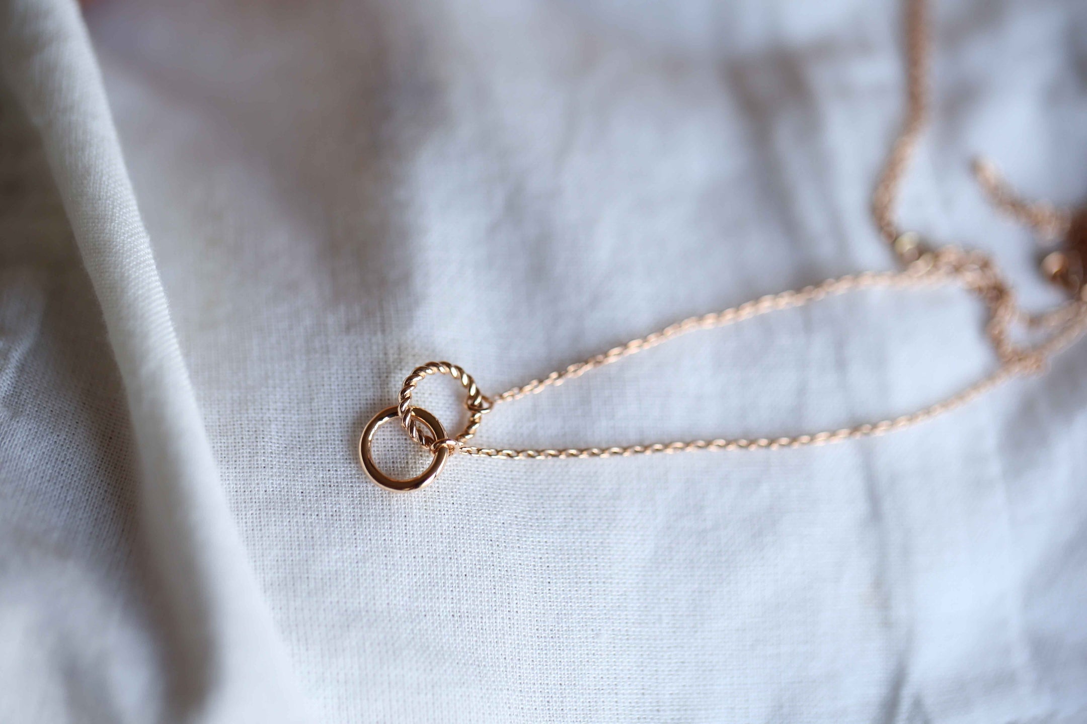 Twin Hoop Necklace