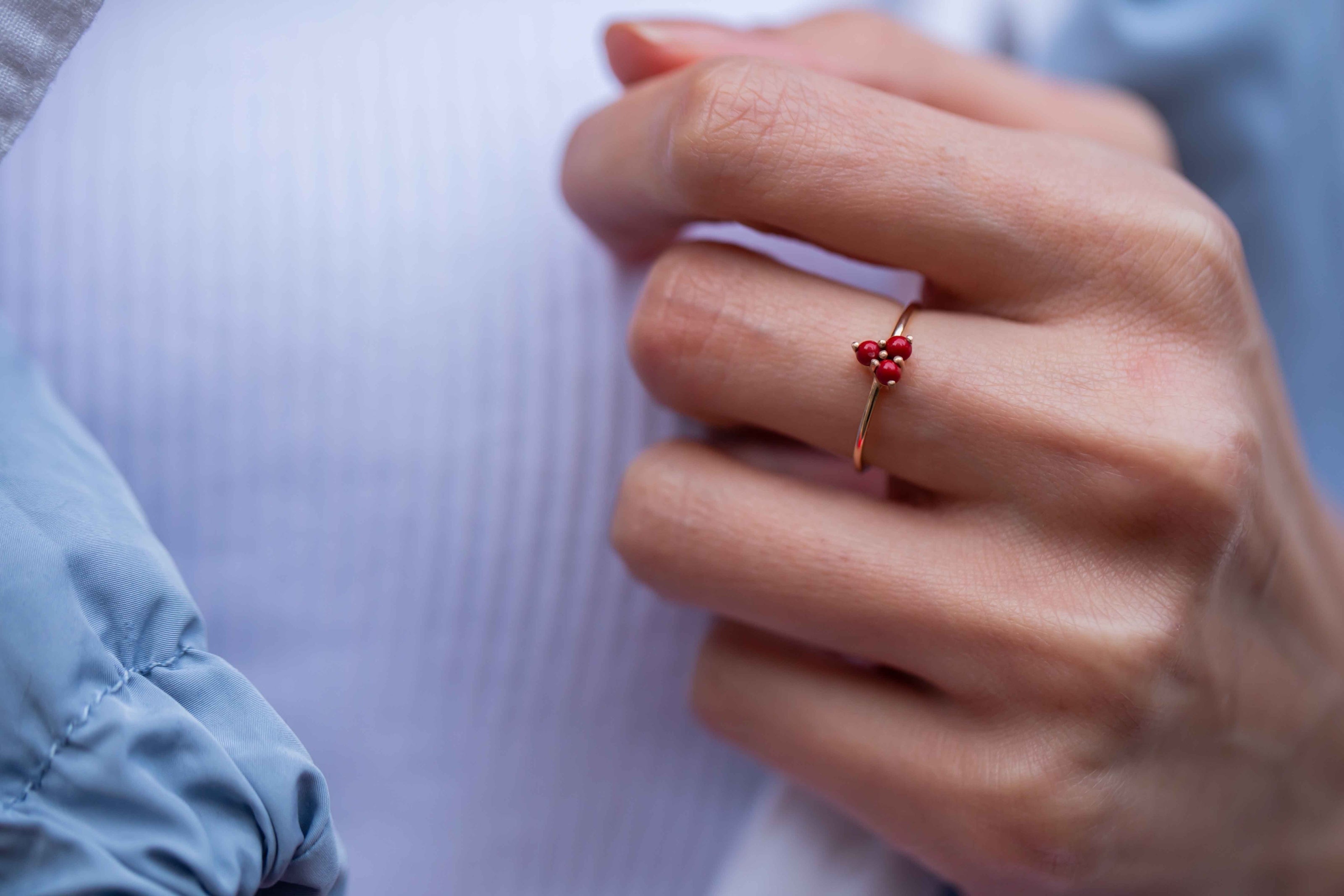 Mai Coral Ring