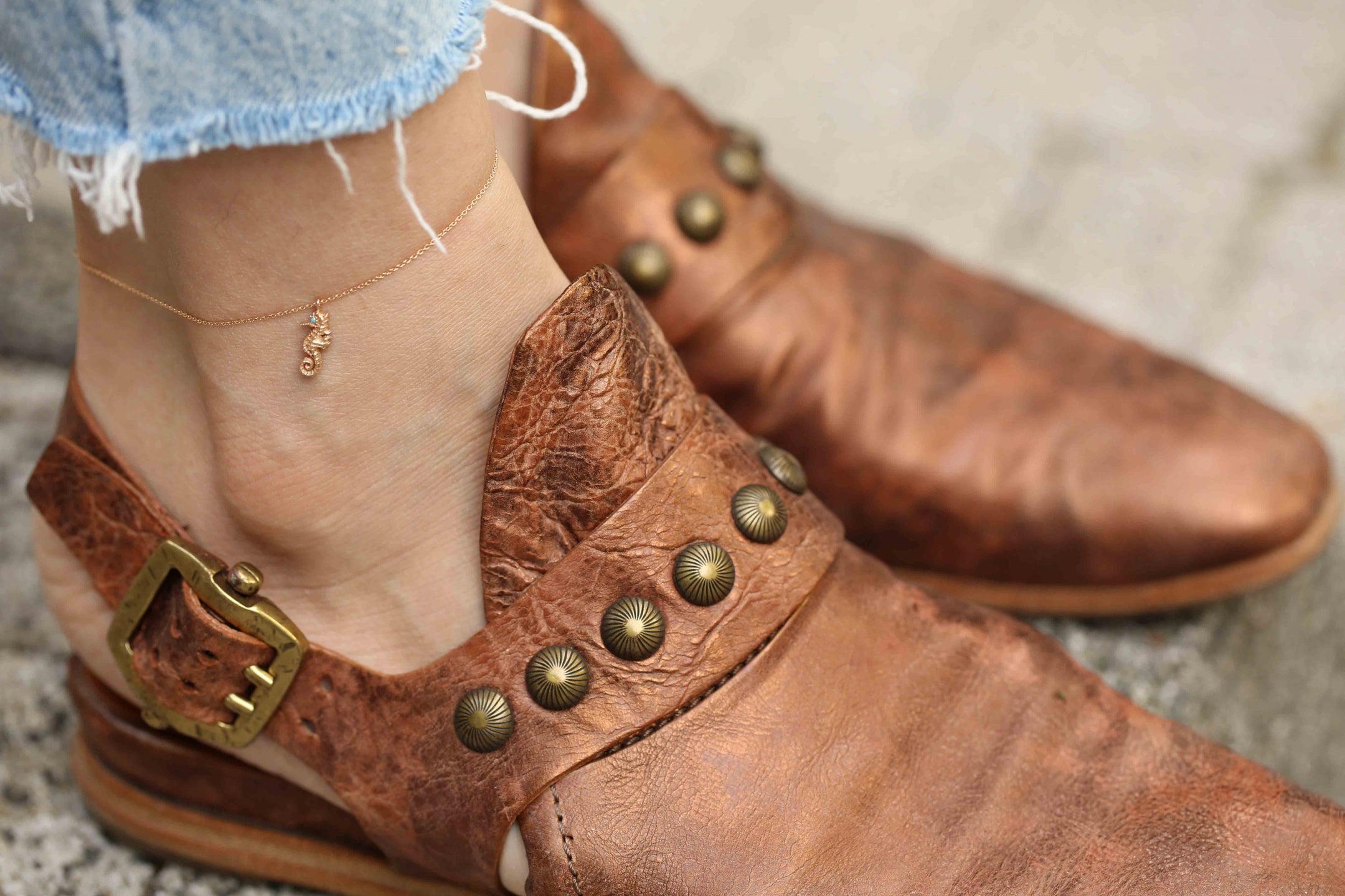 Sea Horse Mai Anklet