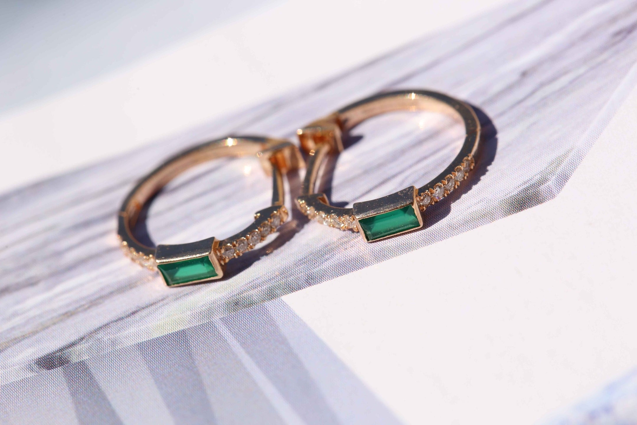 Cemre Peridot Earrings