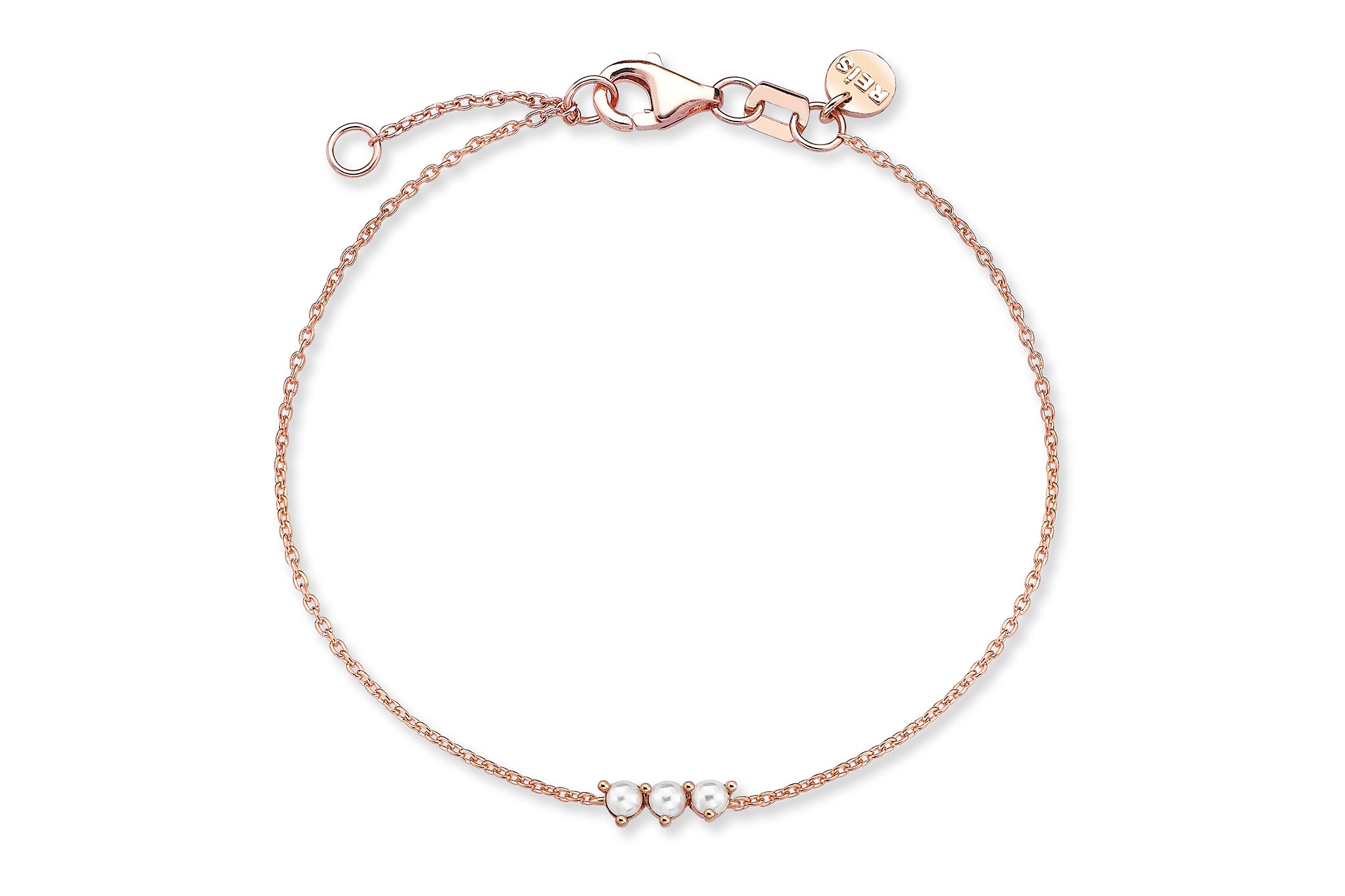 Three Rows of Pearl Bracelet