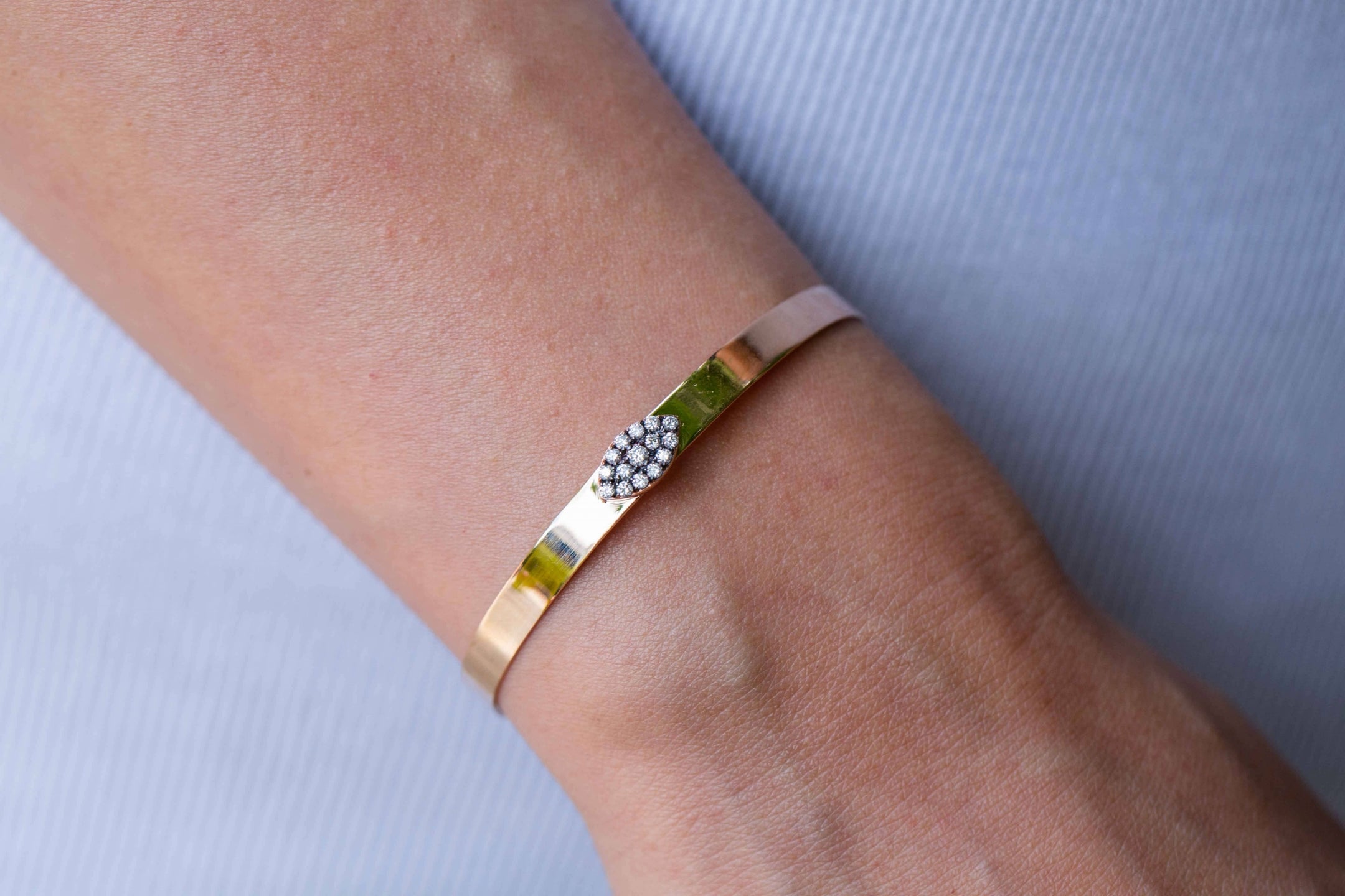Diamond Belt Bracelet