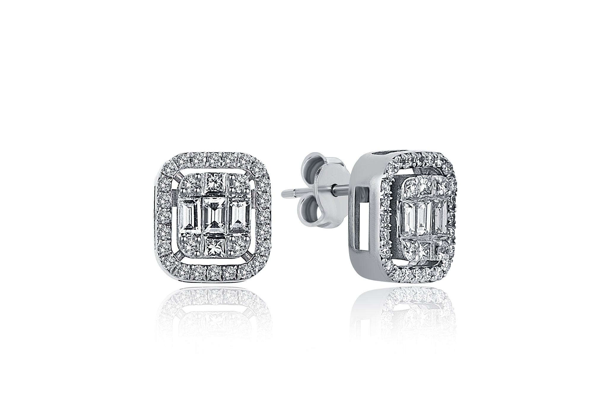 Classic Baguette Studs