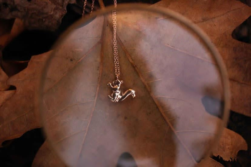 Squirrel Necklace