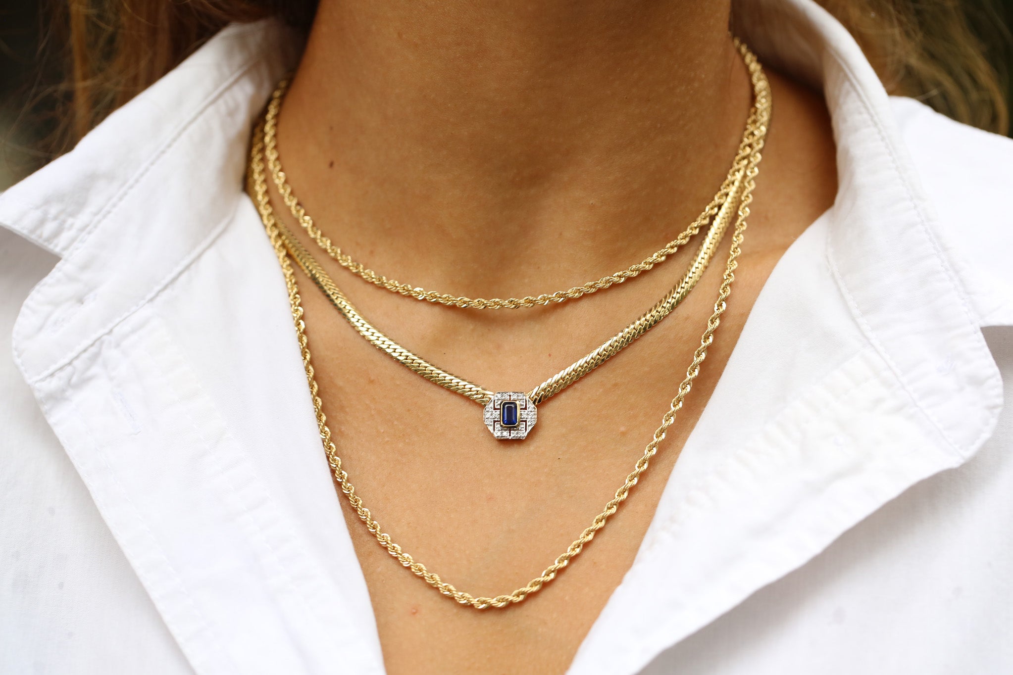 Arte Sapphire Necklace