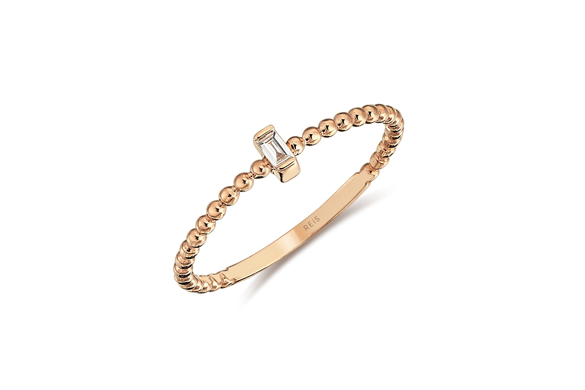 Bubble Baguette Ring