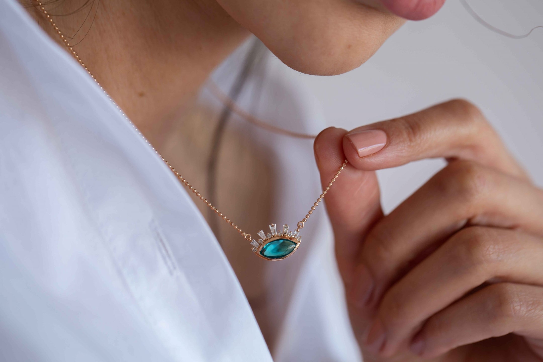 Blue Moon Necklace