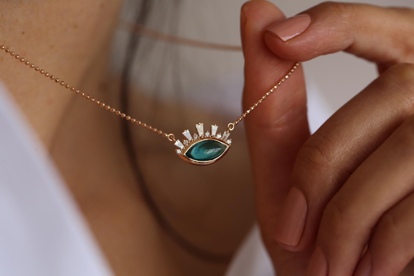 Blue Moon Necklace