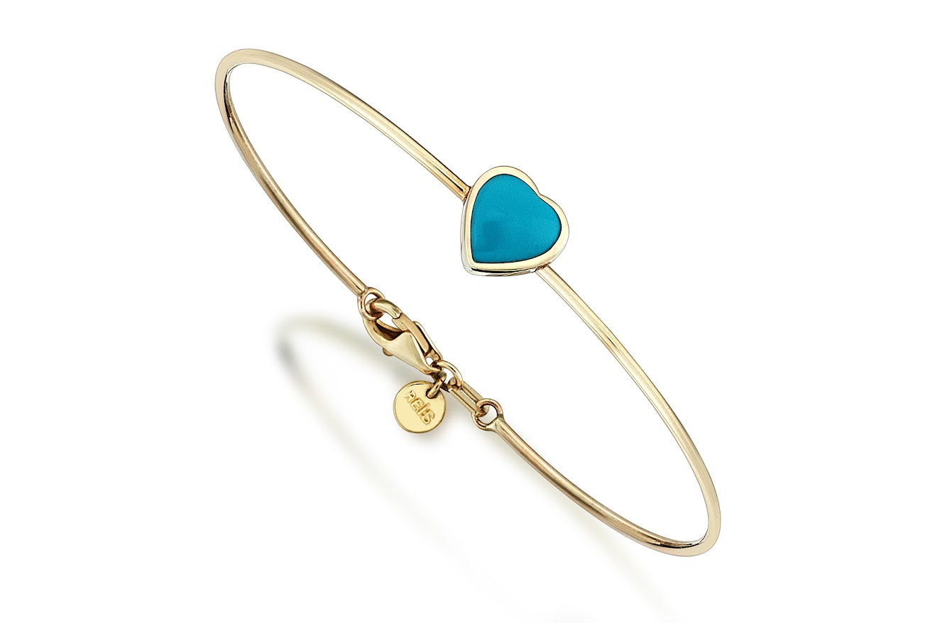 Heart Turquoise Bracelet