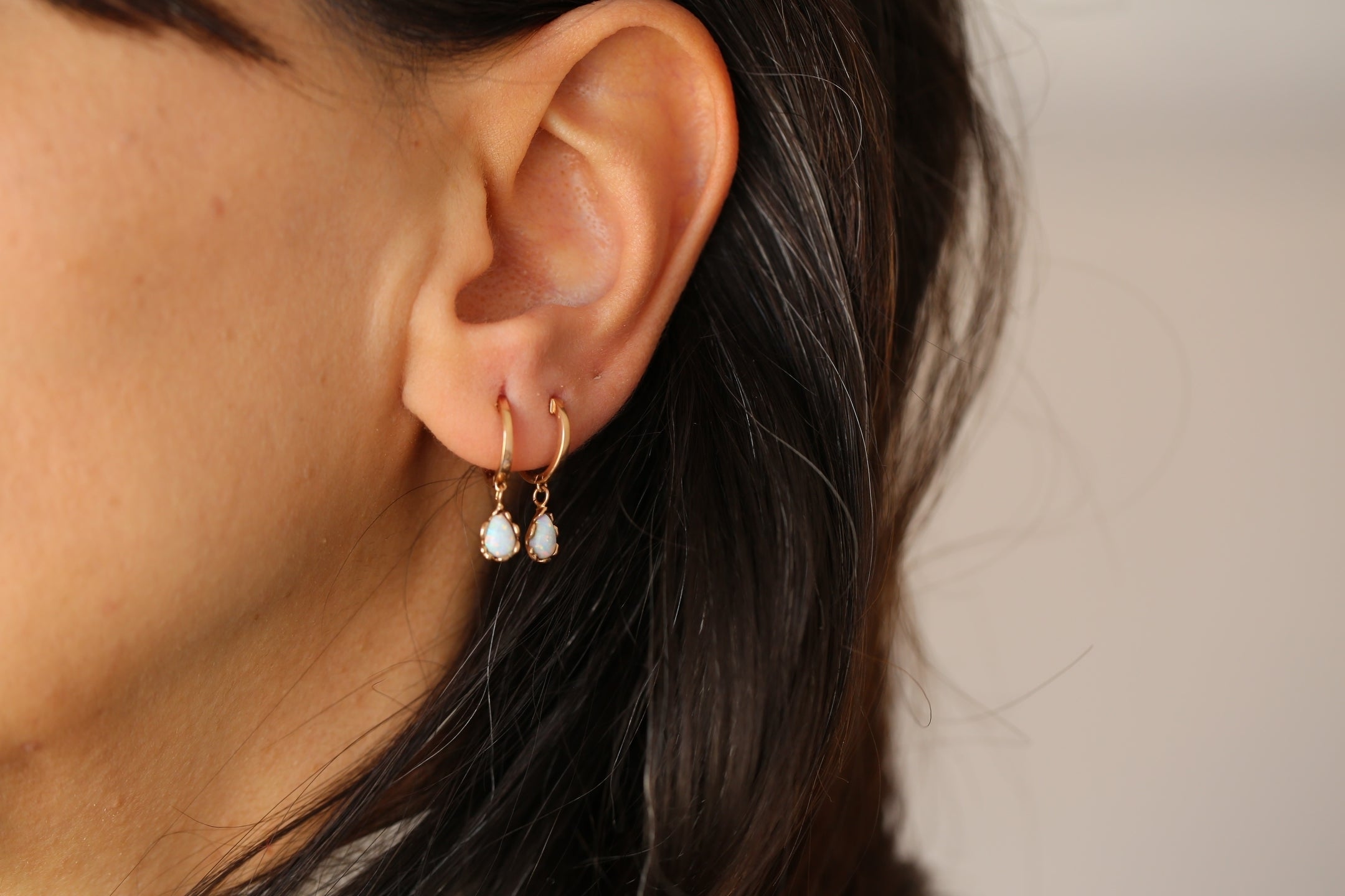 Opal Drop Earrings