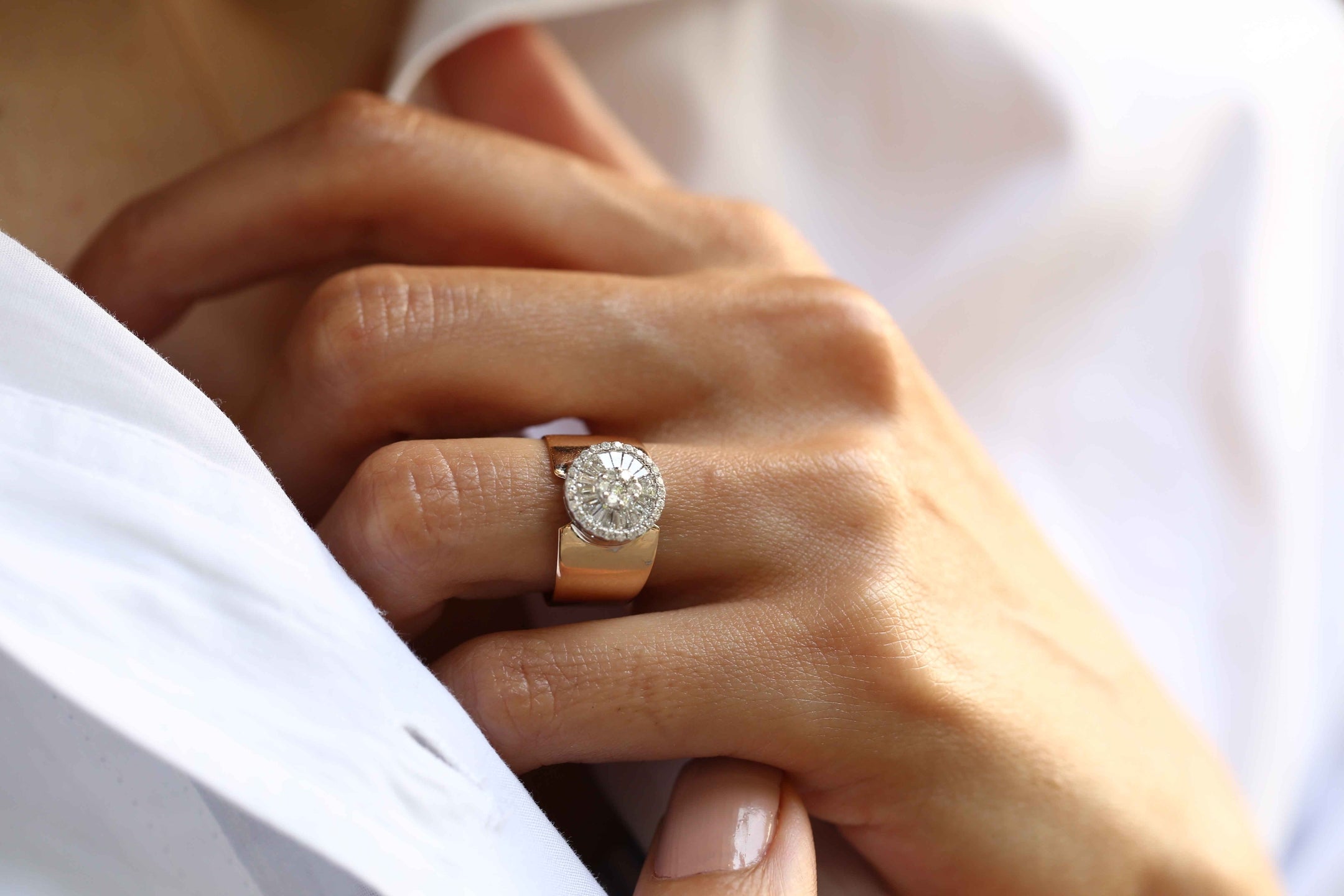 Trapezoid Belt Ring