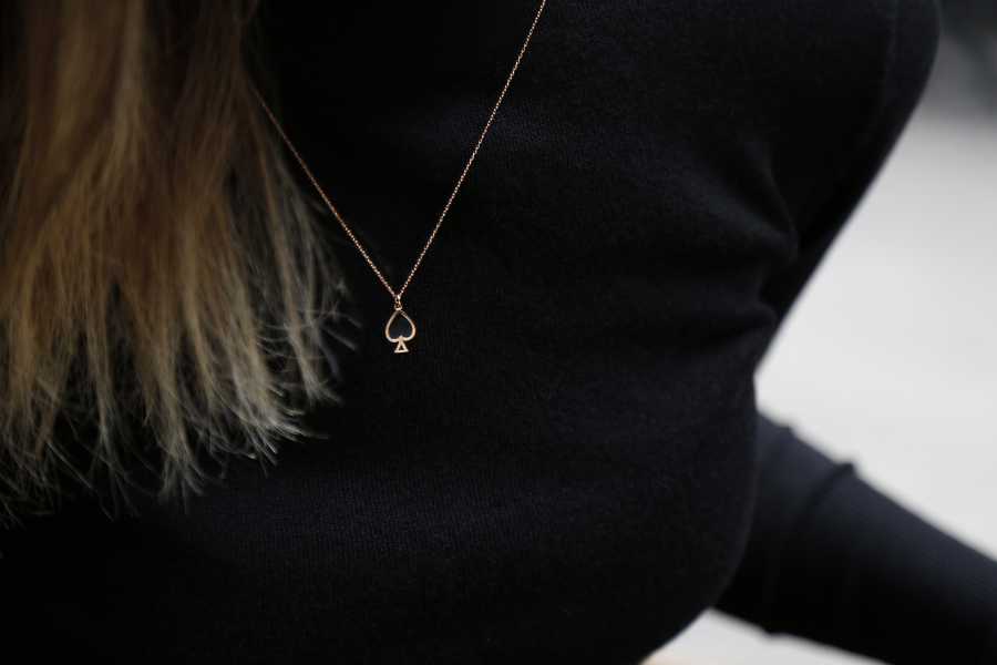 Spade Necklace