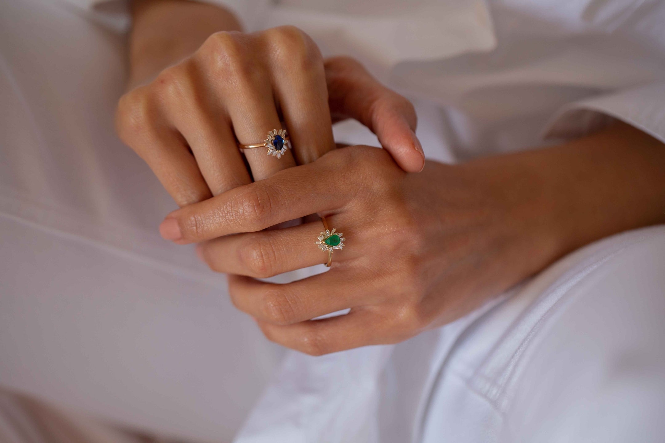 Emerald and Mixed Baguette