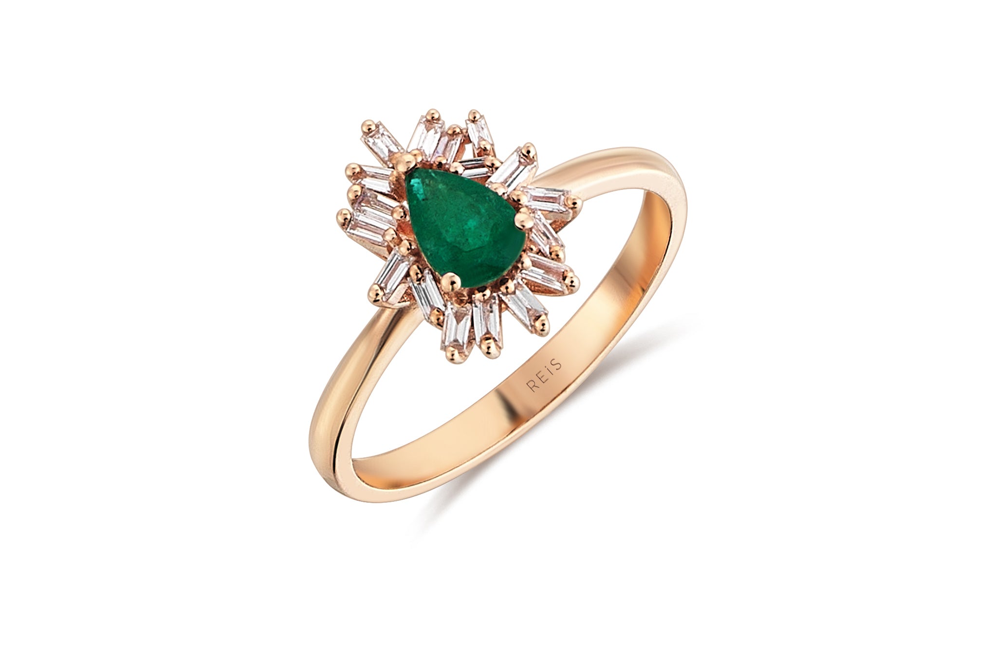 Emerald and Mixed Baguette
