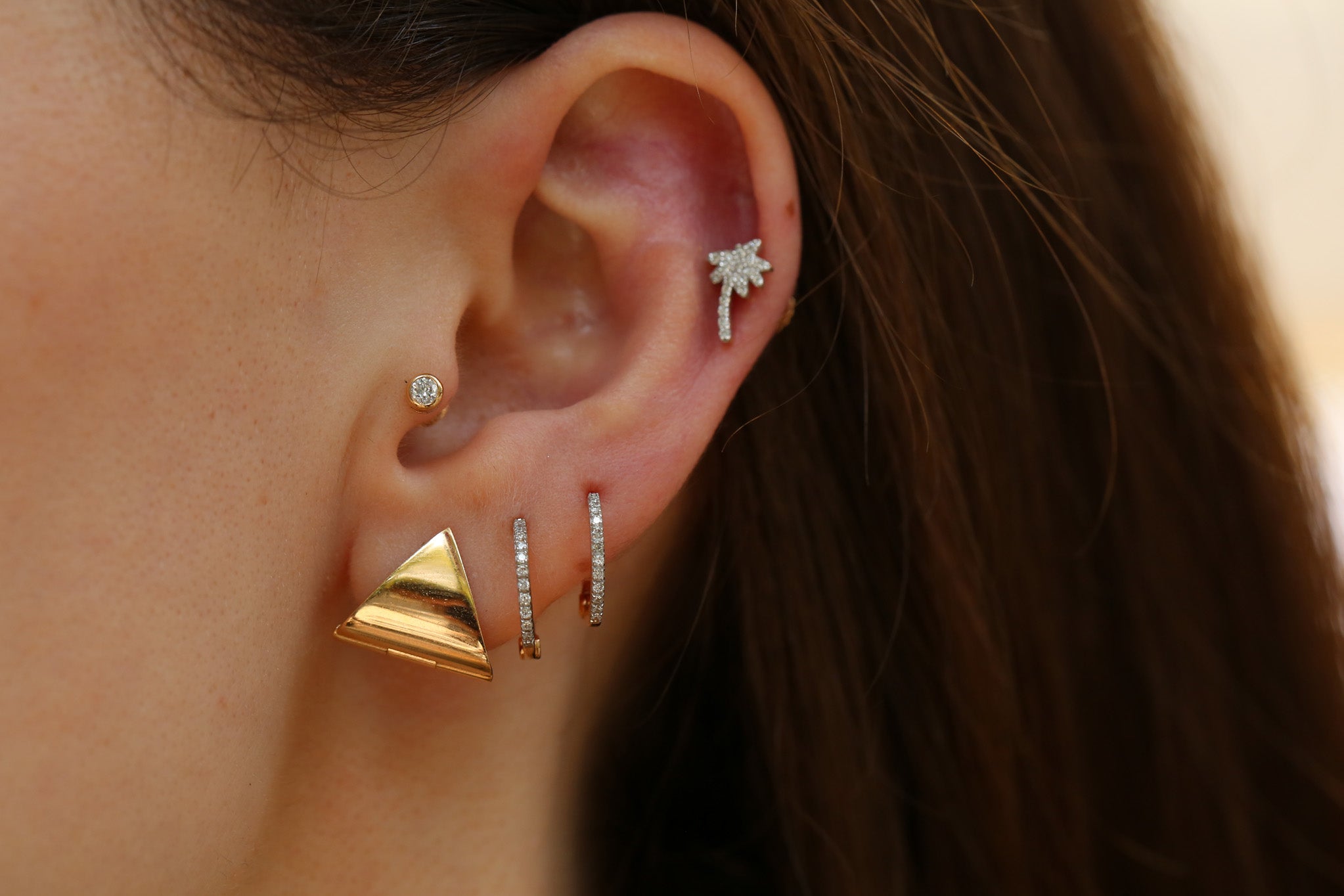 Single Stone Piercing