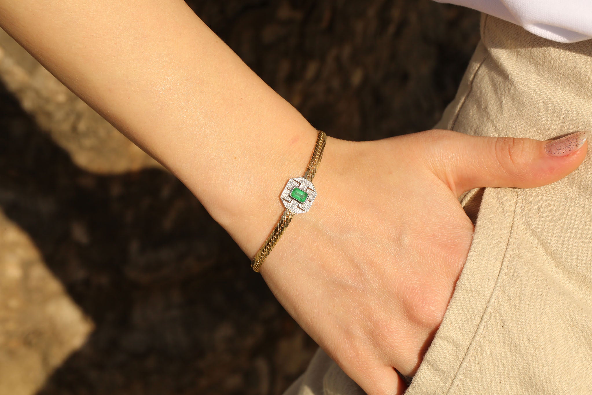 Arte Emerald Bracelet