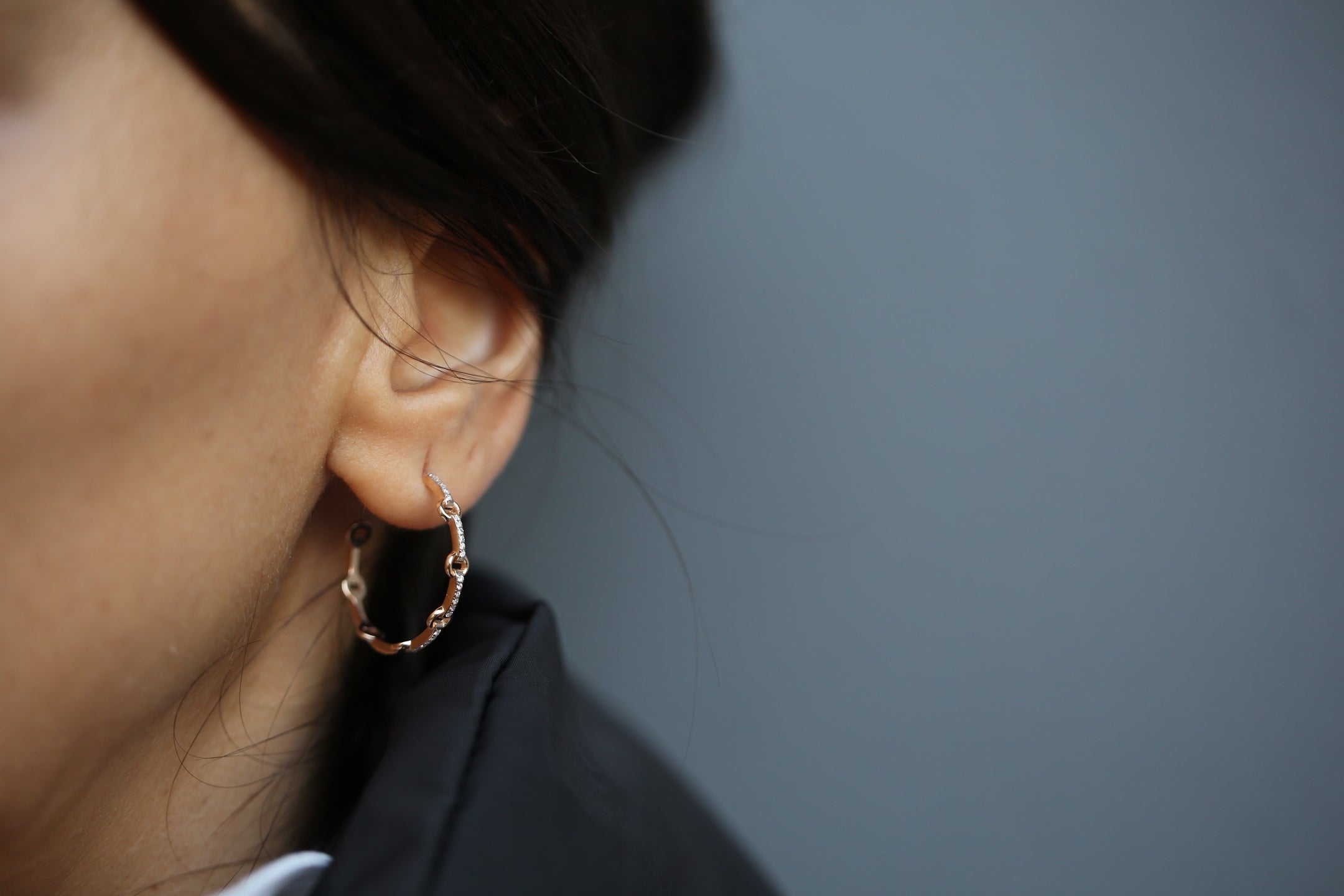 Chocolate White Earrings