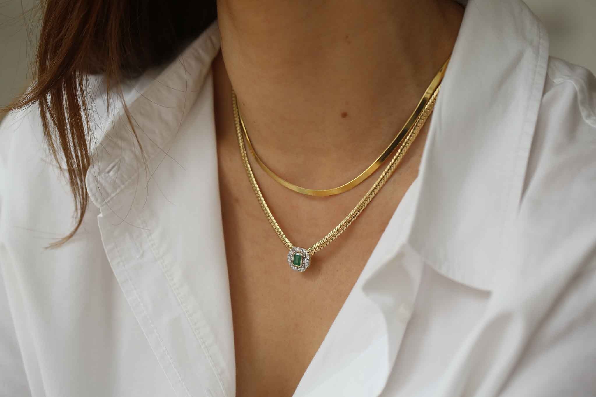Arte Emerald Necklace