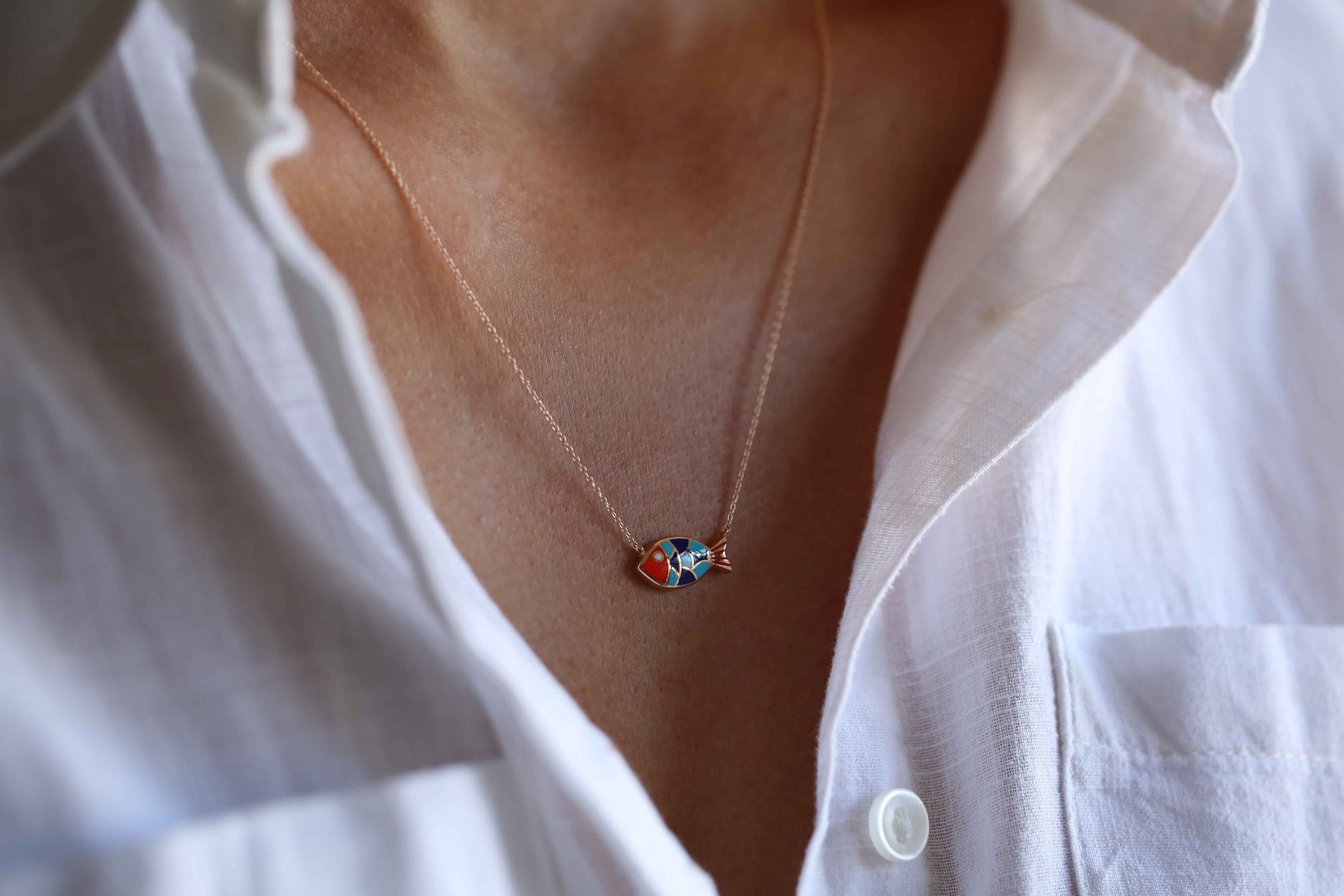 Carnival Fish Necklace