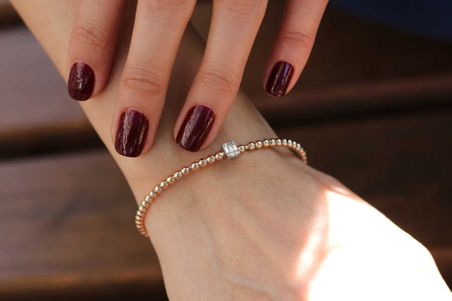 Top Top Baguette Diamond Bracelet
