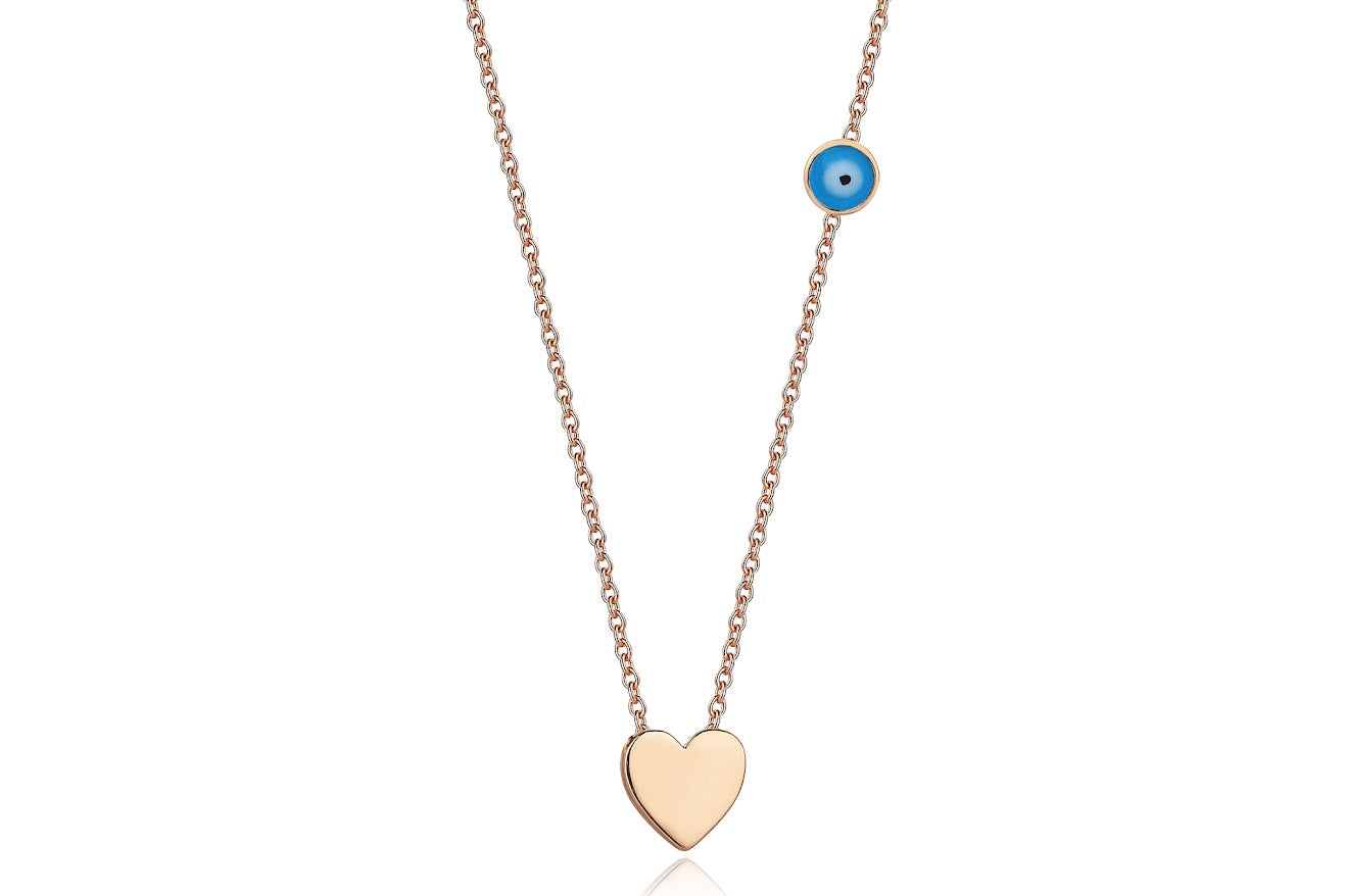 Mine Eyed Heart Necklace