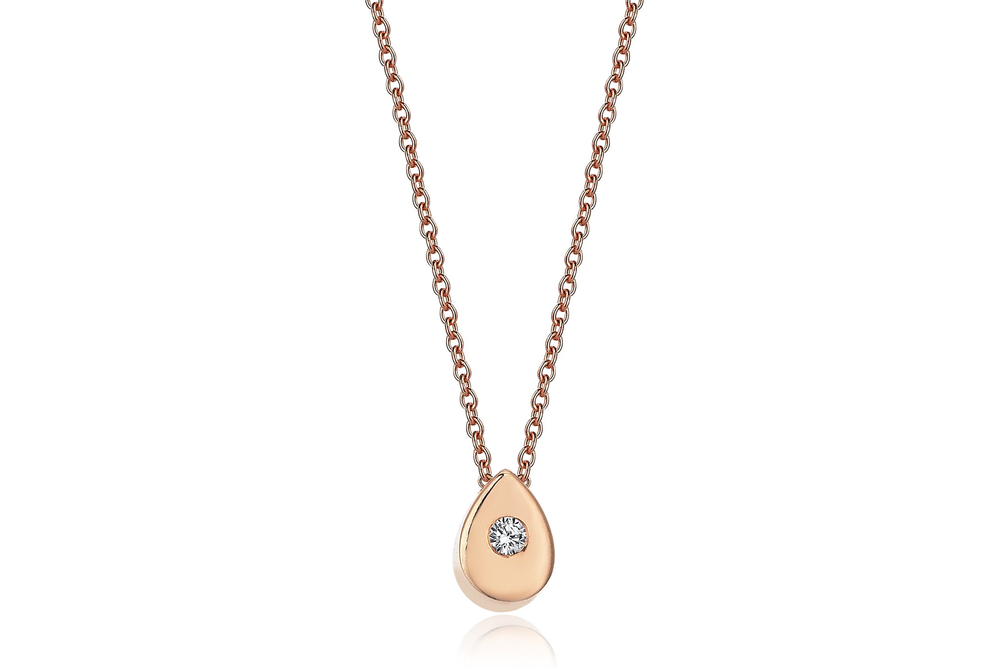Mini Diamond Drop Necklace
