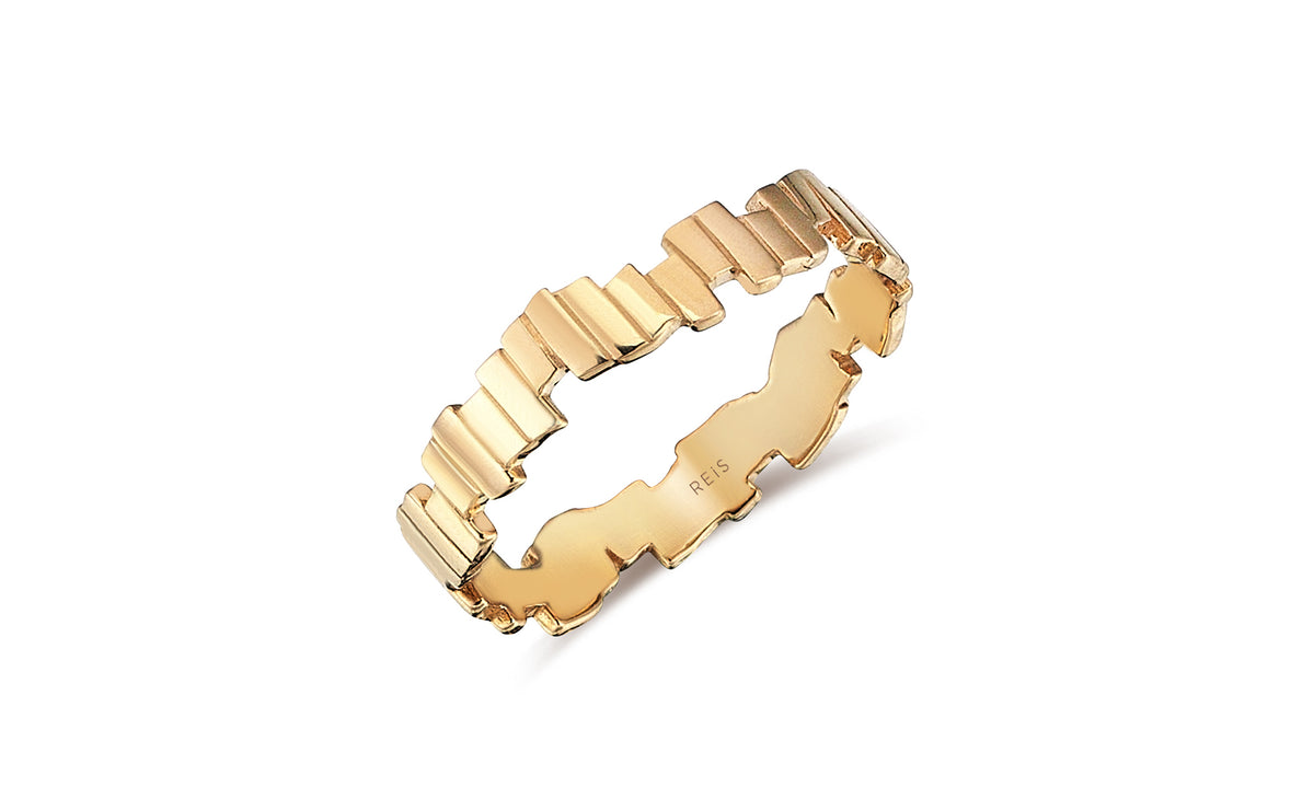 Thin Zig Zag Ring