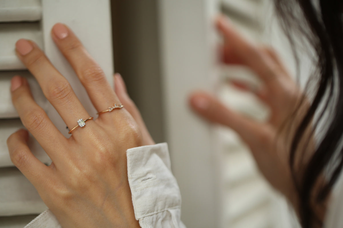 Baguette Wire Ring
