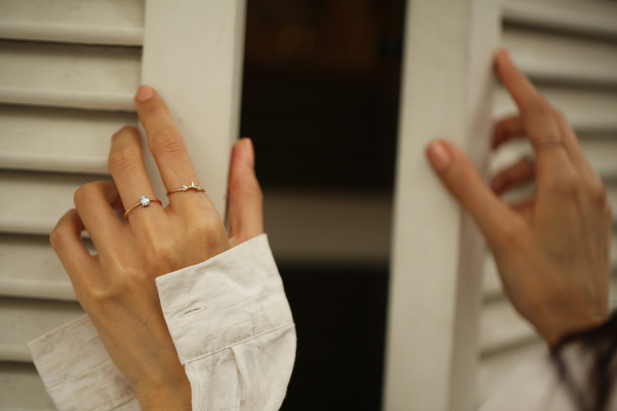 Baguette Wire Ring