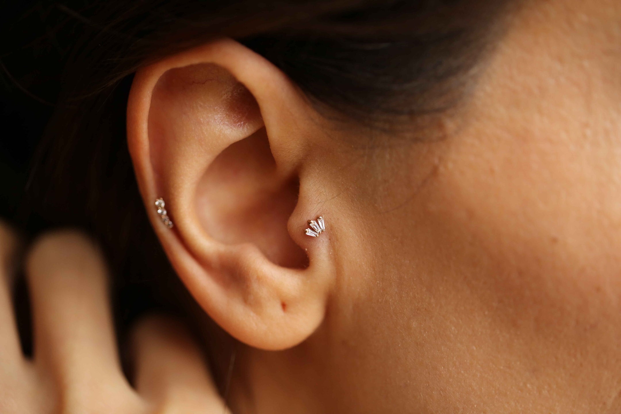 Trapezoid Triple Piercing