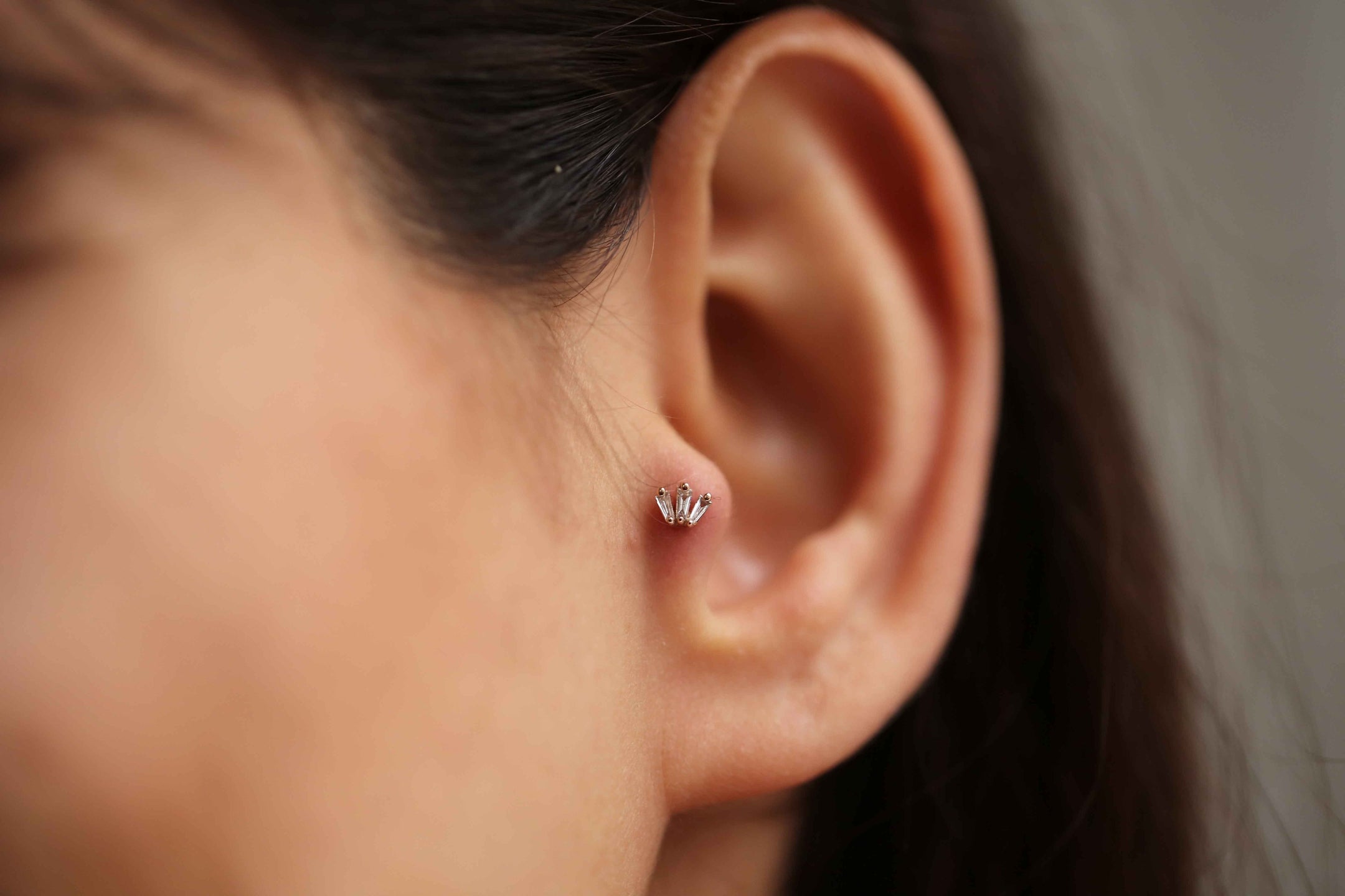 Trapezoid Triple Piercing