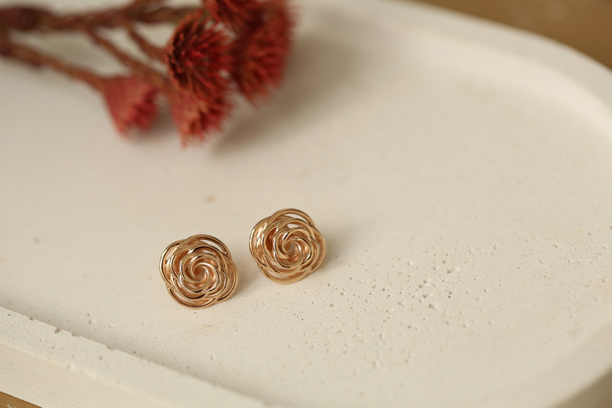 Rose Earrings