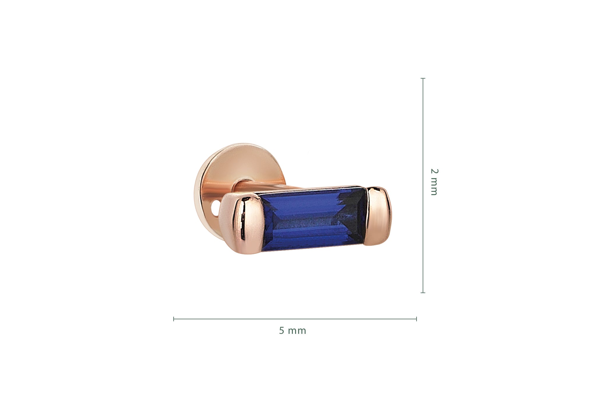 Sapphire Line Piercing