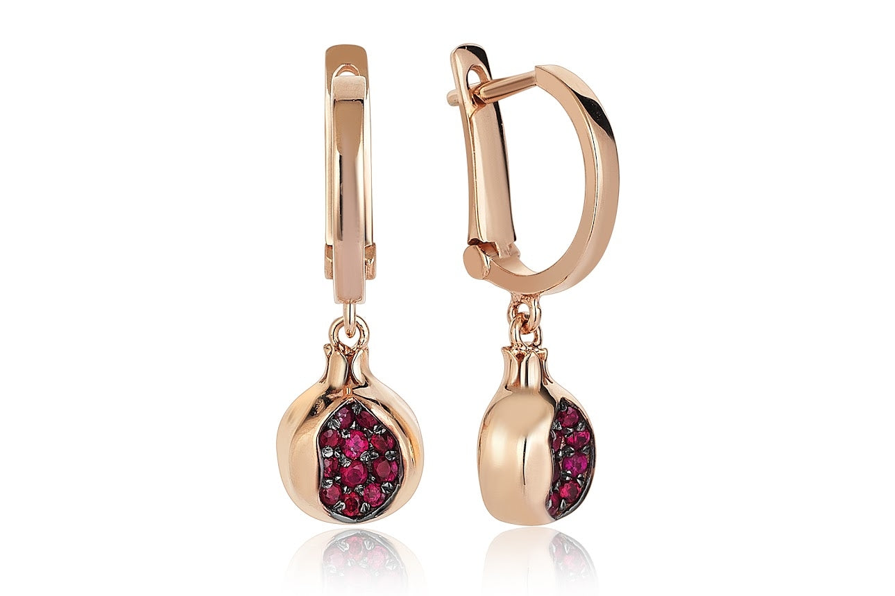 Pomegranate Earrings