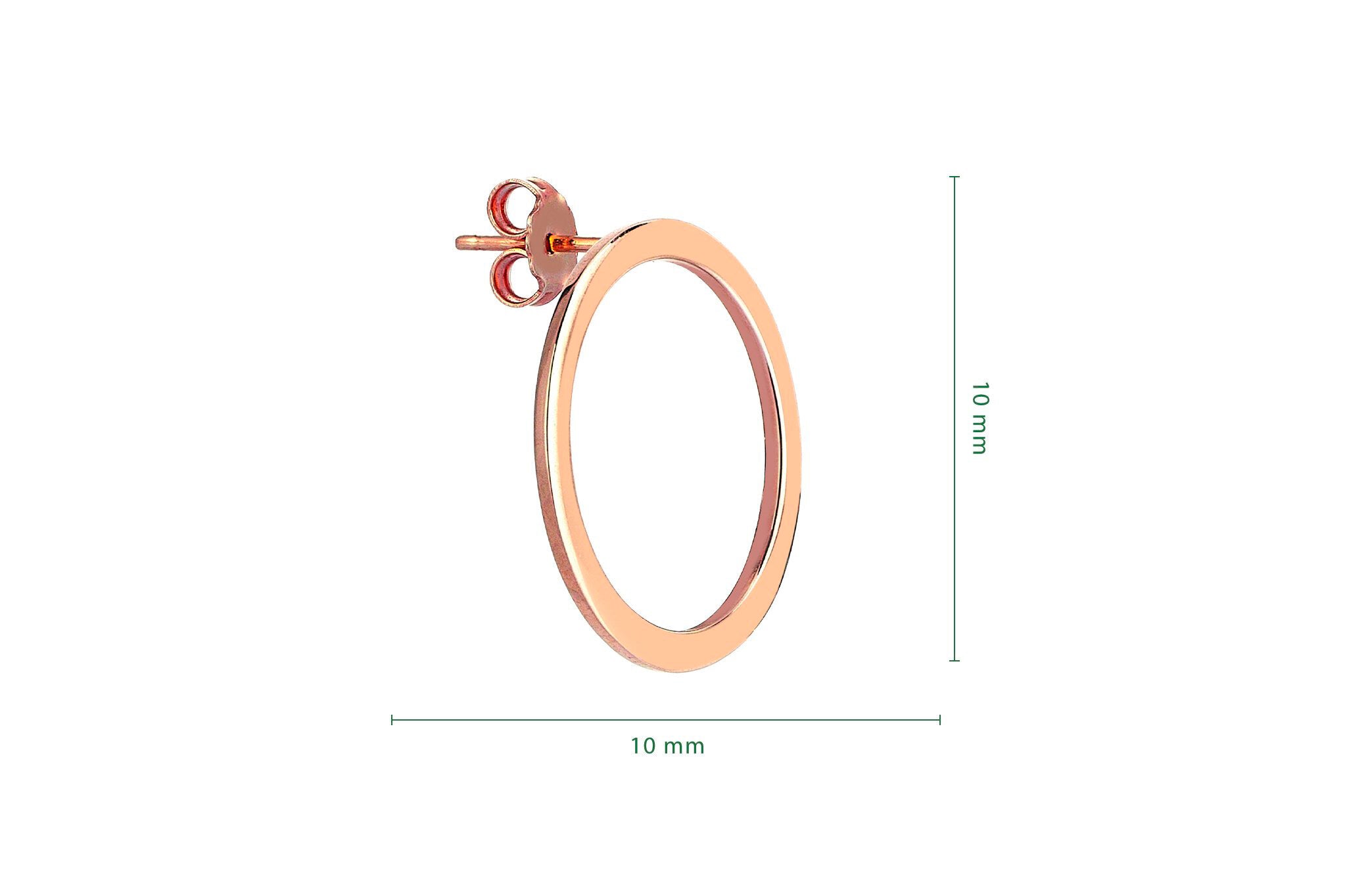 Plain Hoop Earrings