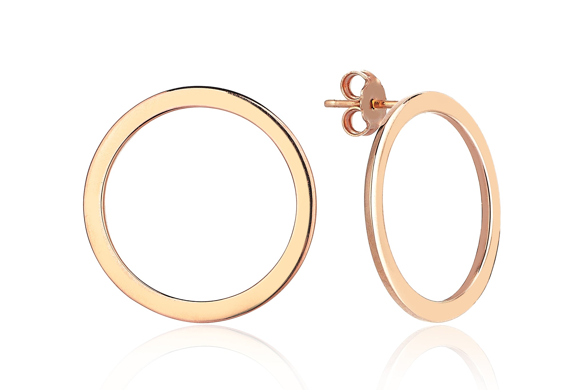 Plain Hoop Earrings