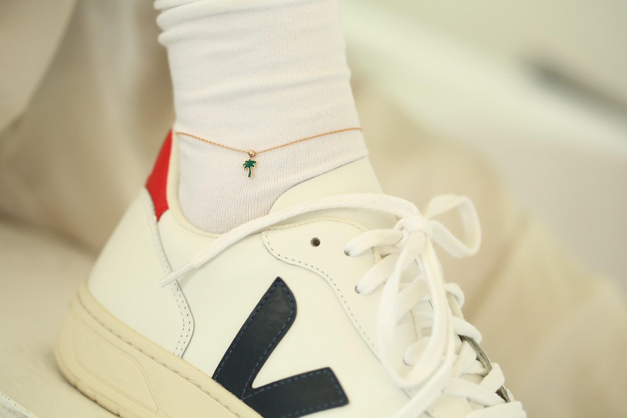 Palm Tree Anklet