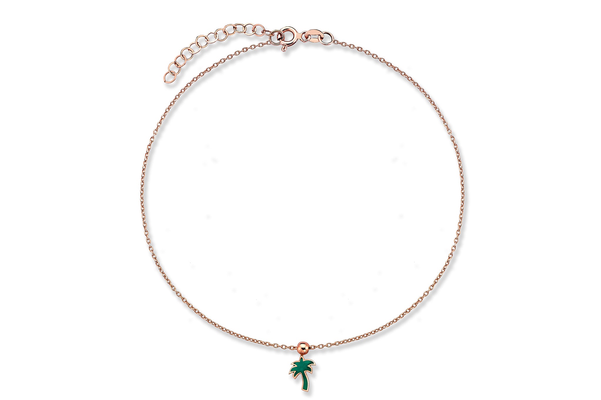Palm Tree Anklet