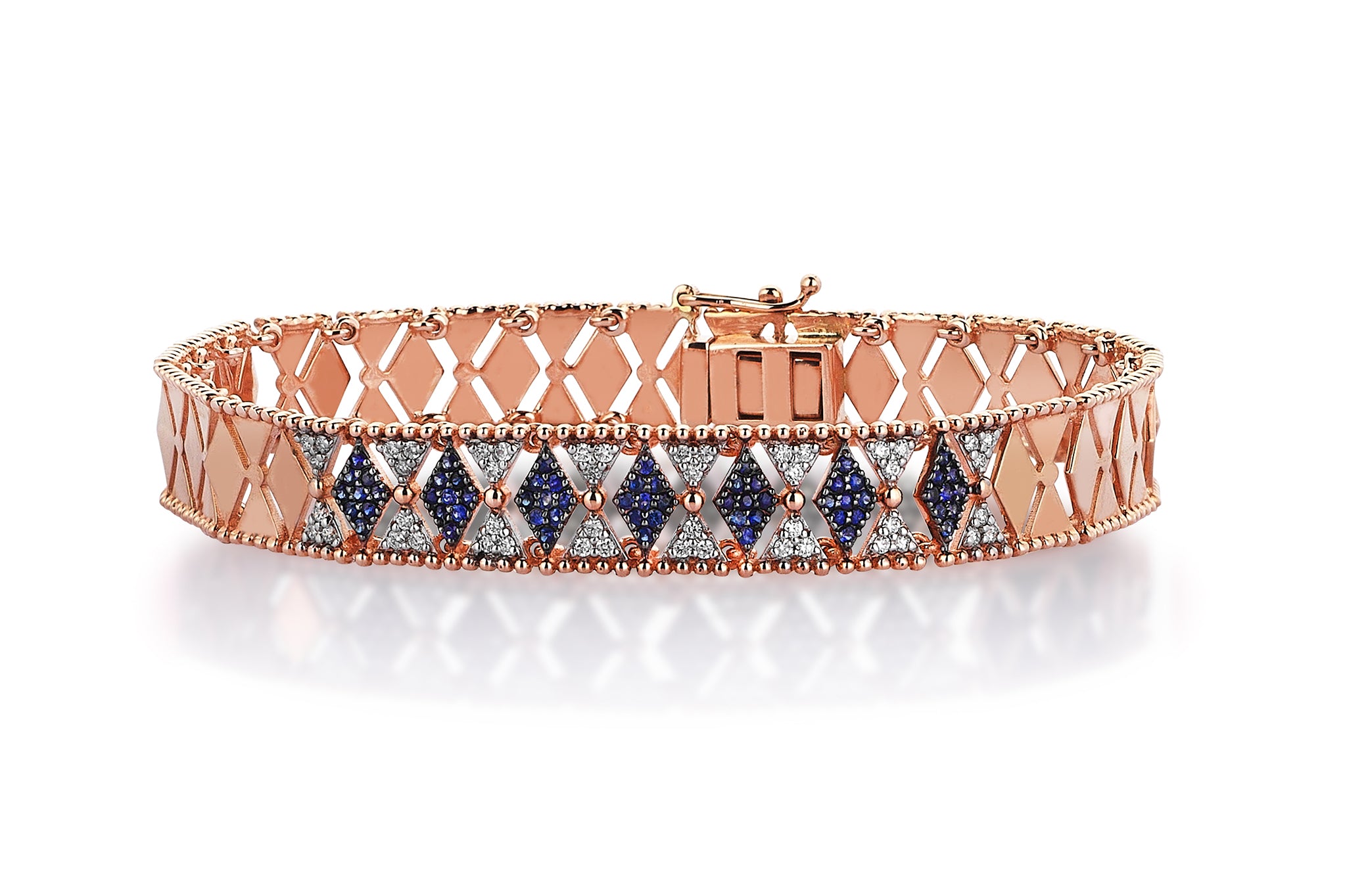 The Queen Bean Sapphire Bracelet