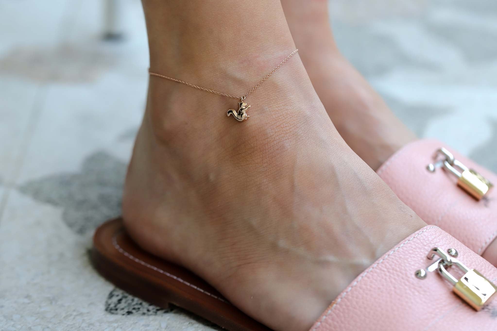Squirrel Anklet