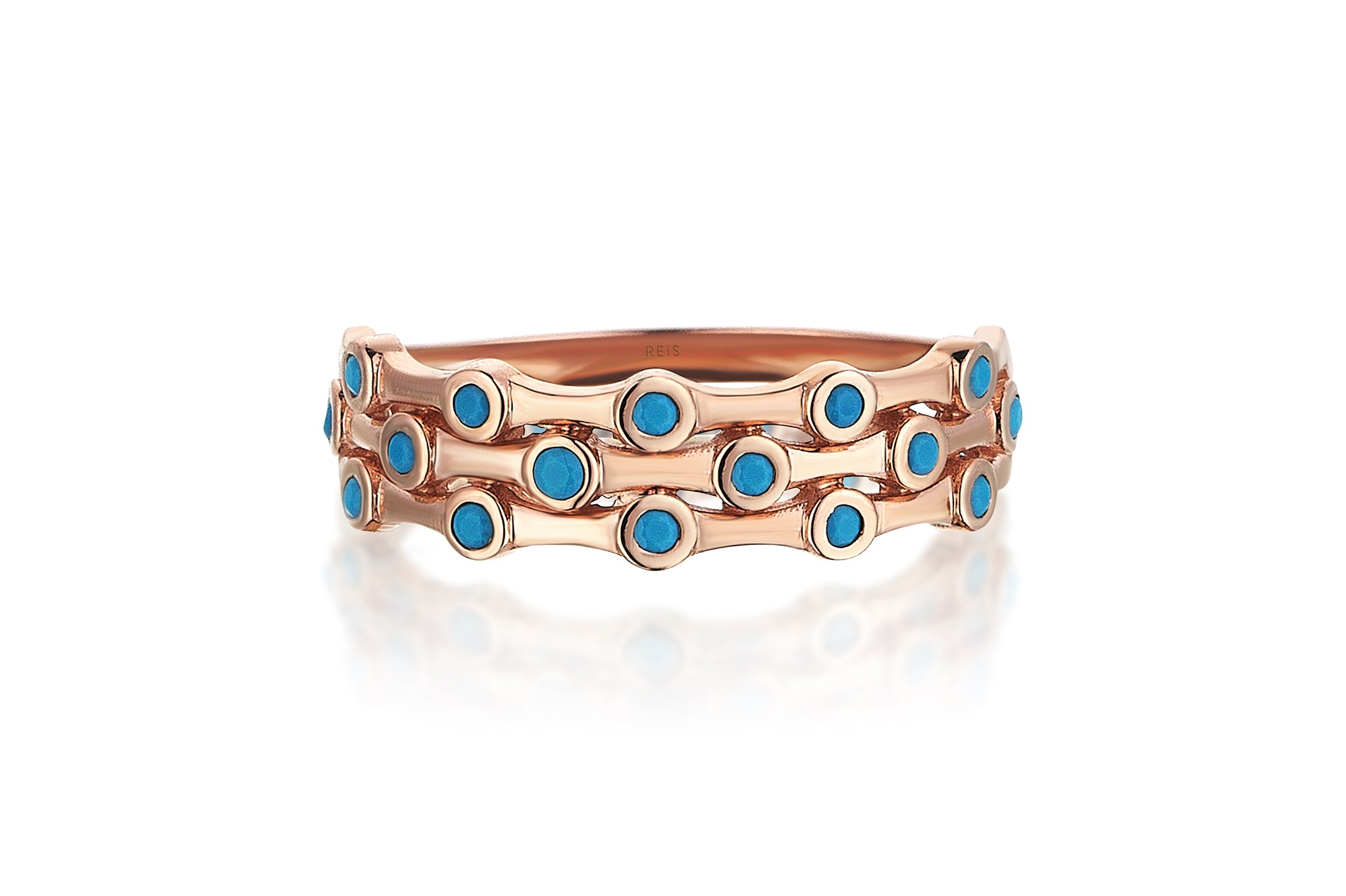 Triple Turquoise Ring
