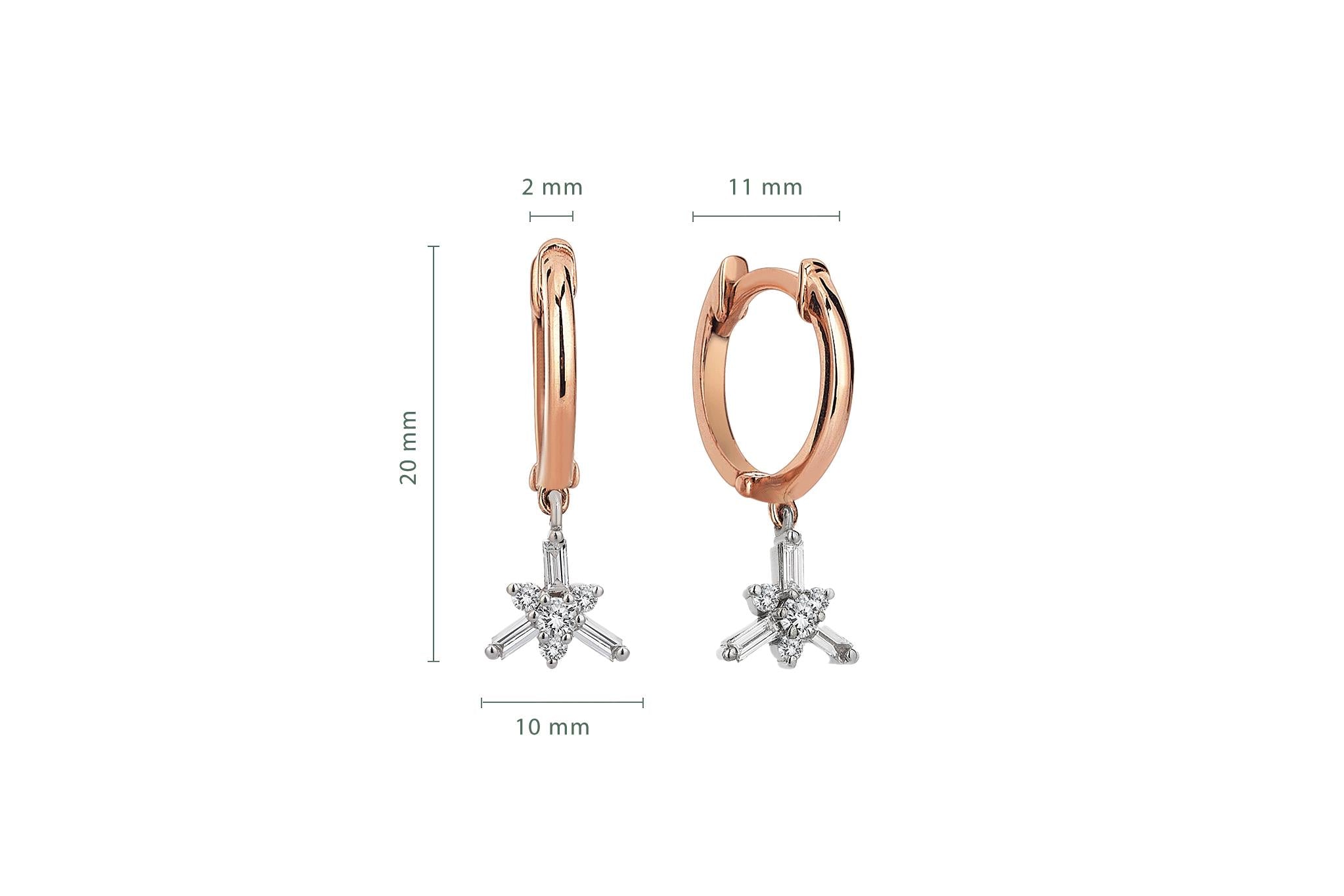 Mahal Compass Earrings