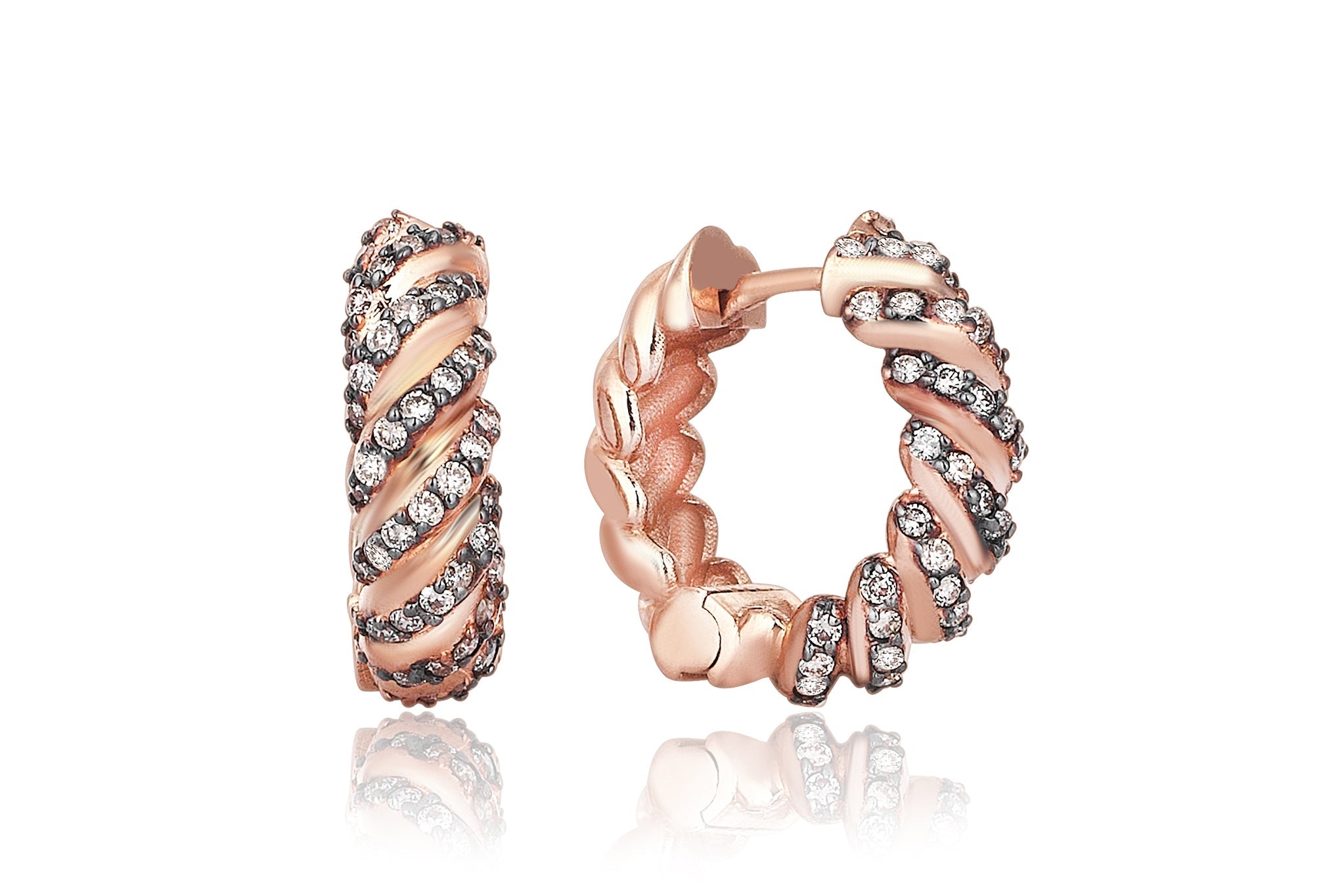 Sir Mon Cher Full Brown Diamond Earring