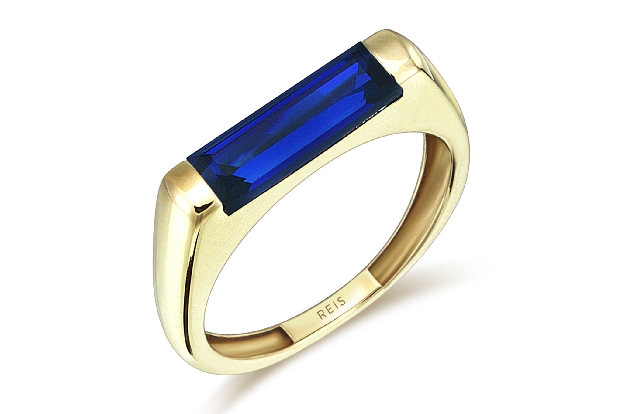 Sapphire Line Ring